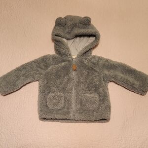 Carter's Gray Fleece Baby Jacket